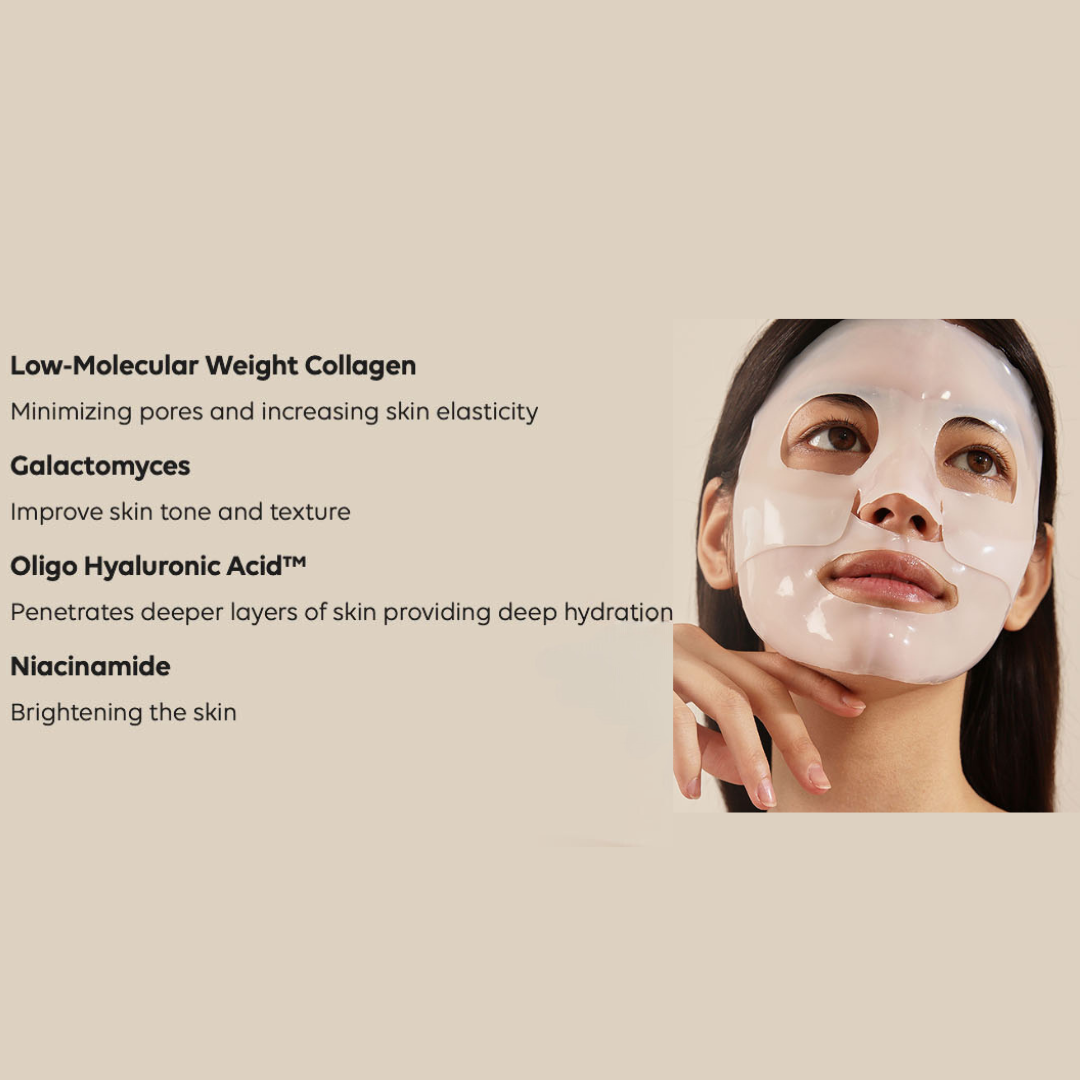 Bio-Collagen Mask: Achieve Glass & Radiant Skin Overnight